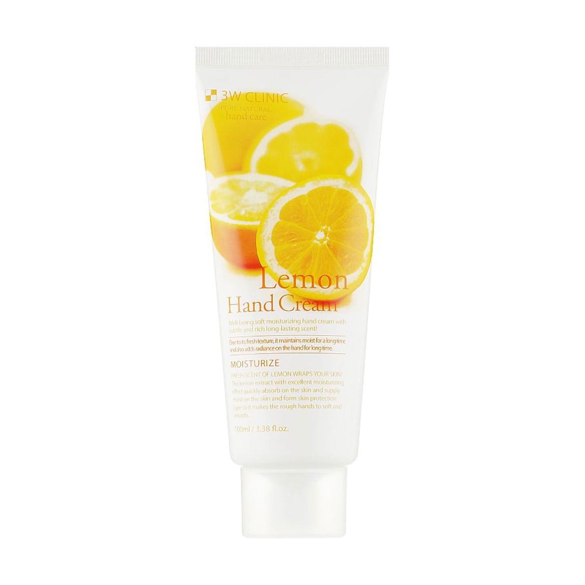 Крем для рук 3W Clinic Lemon Hand Cream з екстрактом лимону, 100 мл